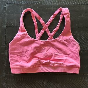 Lululemon Pink Energy Sports Bra Size 4